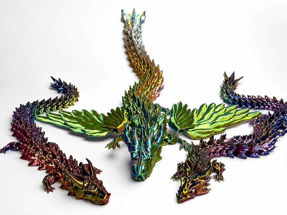 3dпринтиране flexi dragon