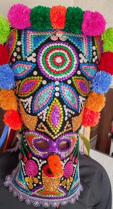 Кукерска маска , капашон, гугла, Сурва, кукери, Декорация, изгодно, пр