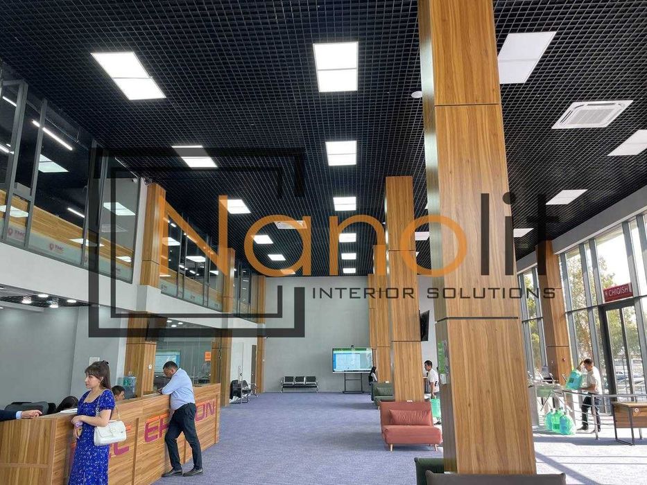 Реечный потолок грильято потолок + МОНТАЖ(3)