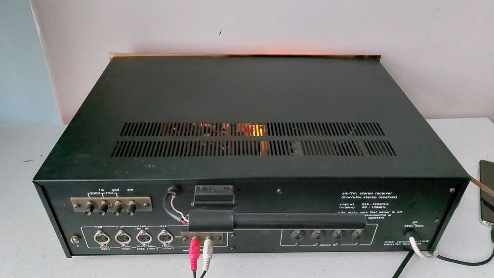 Tele Master WR-8050A amp Dual Mono vintage amplificator scala analog