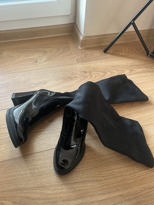 Дамски ботуши на платформа