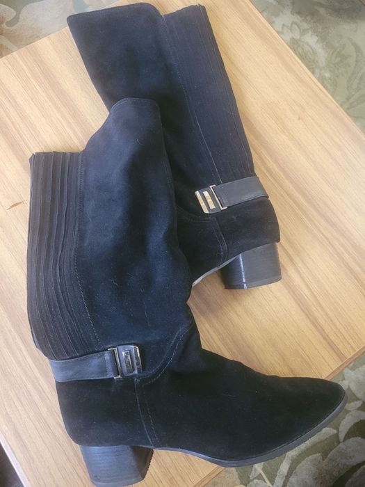 Продам сапоги замша