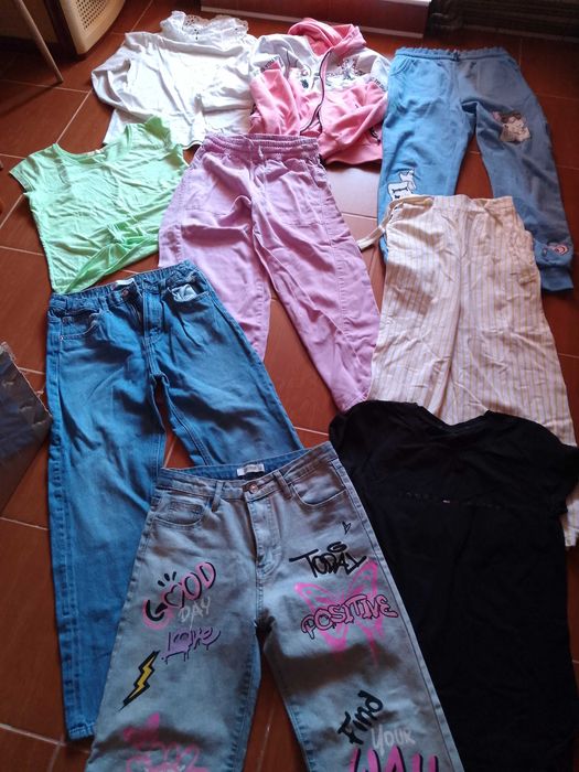 Lot haine fetiță măsură 164 cm