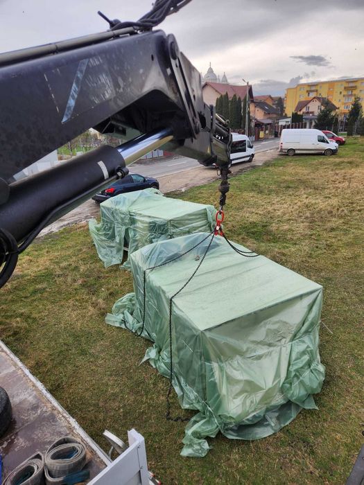 Camion cu macara de inchiriat - transport si manipulare marfa Ploiesti