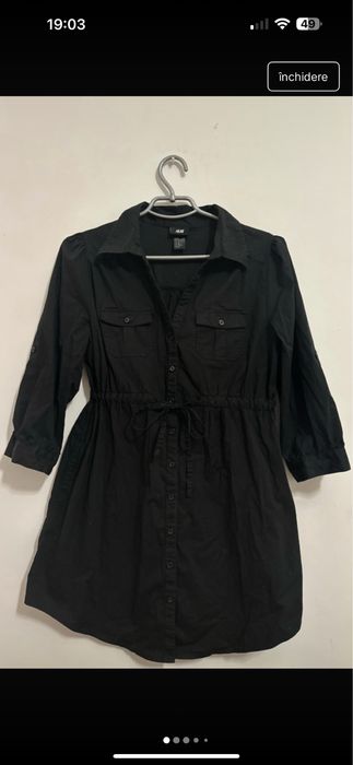 Rochita de vara stil camasa de la H&M