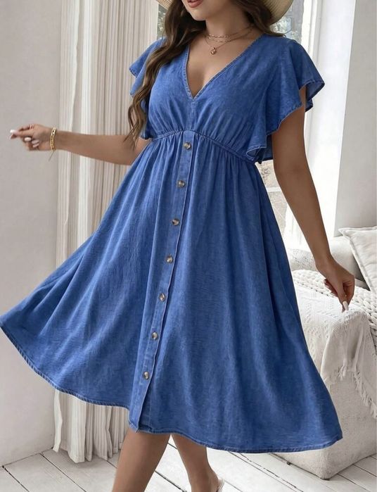 Rochie denim 4XL