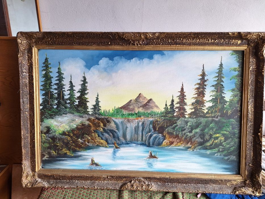 Tablou pictat manual