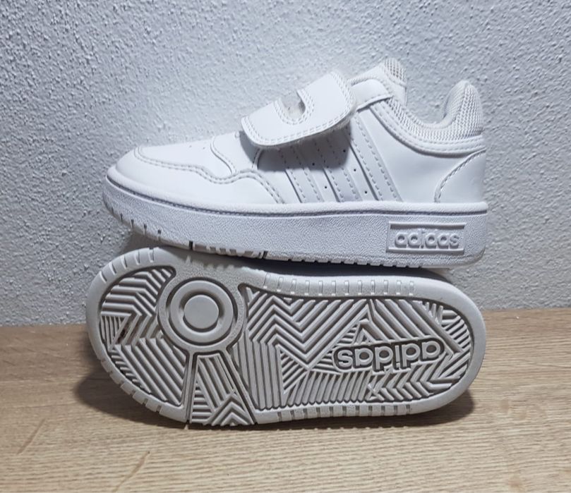 Pantofi sport ADIDAS Sneakers Hoops GW0442 Alb,  nr. 25 EU unisex
