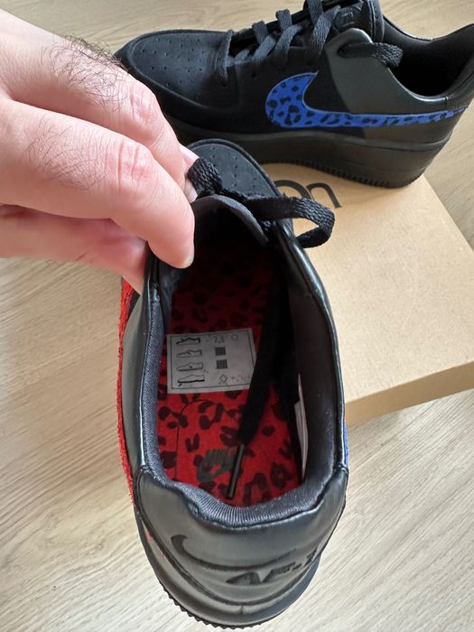 Nike Air Force 1 Sage Low Premium Black Leopard