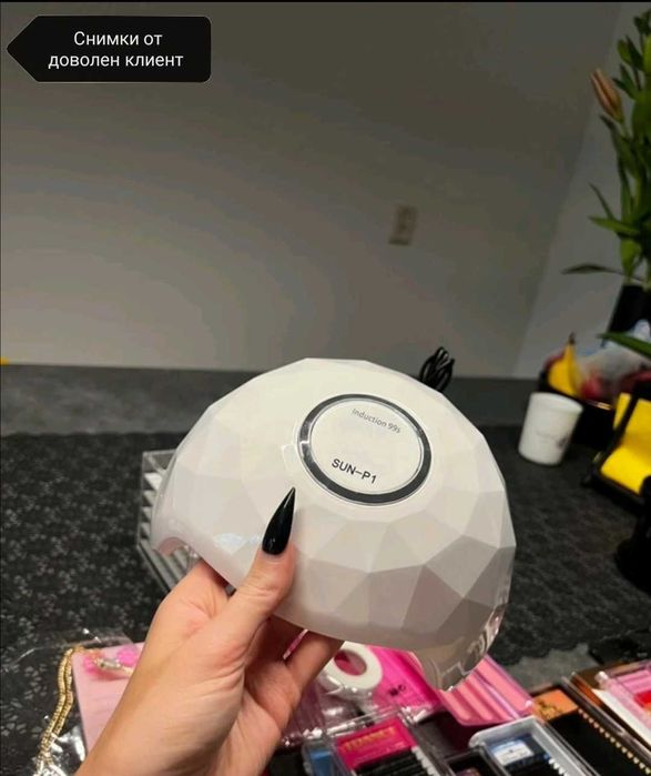 Печка за гел лак UV LED лампа за маникюр 54W SUN