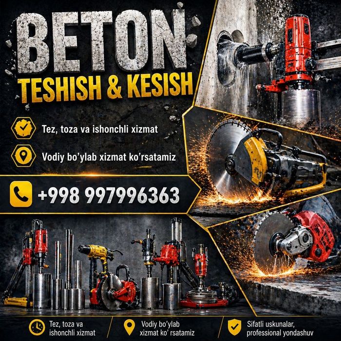 Beton teshish xizmati