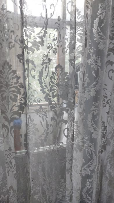 Тюли по 5 метров  2 штуки