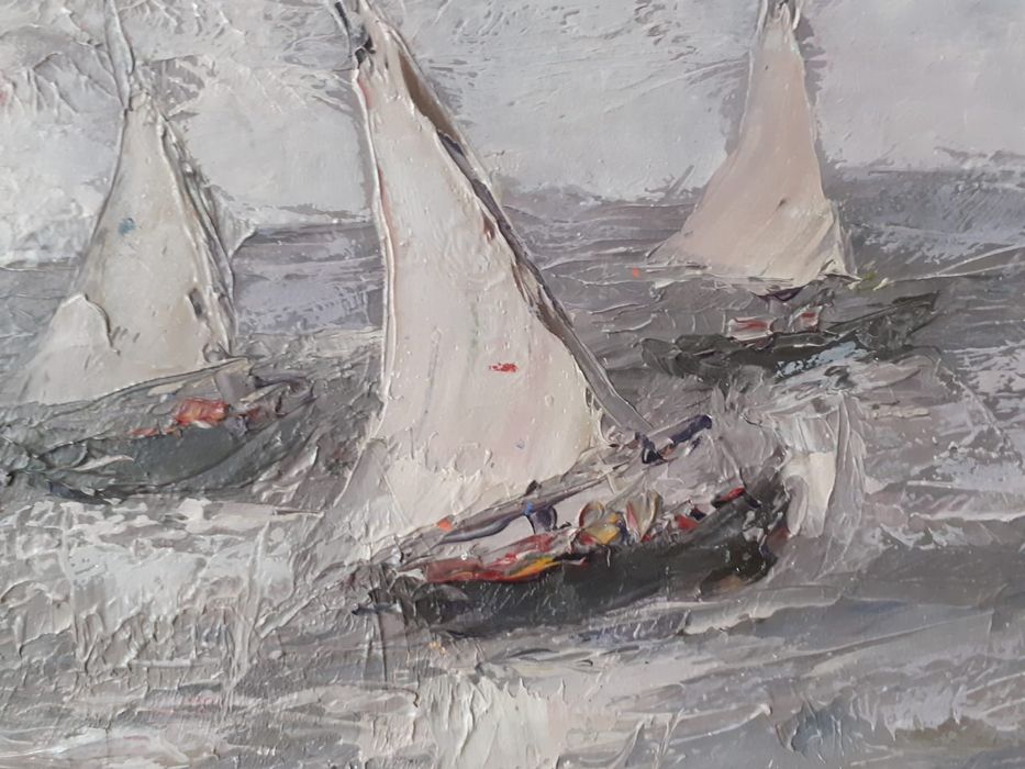 Tablou Constantin Hreamata ulei, carton.