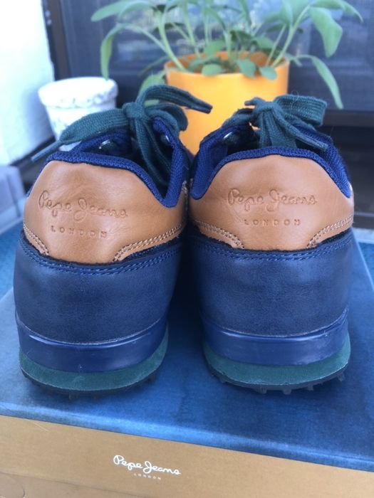 Pantofi copii Pepe Jeans marimea 35, albastru camuflaj