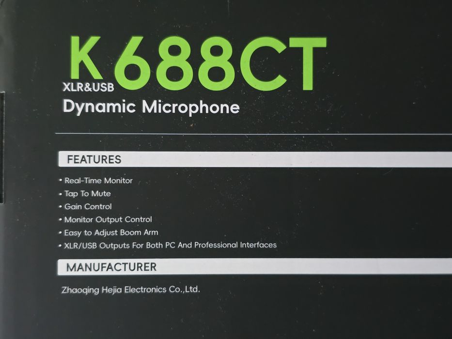Set Microfon + Brat FiFine K688ct Nou