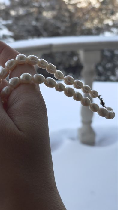 Ожерелье из натурального жемчуга