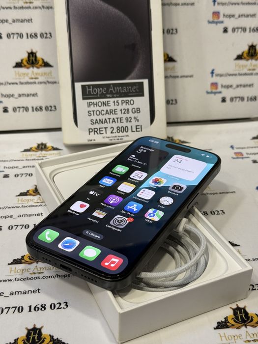 Hope Amanet P7 Iphone 15 Pro 128 Gb