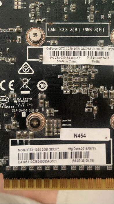 Gtx 1050 2GB Zotac