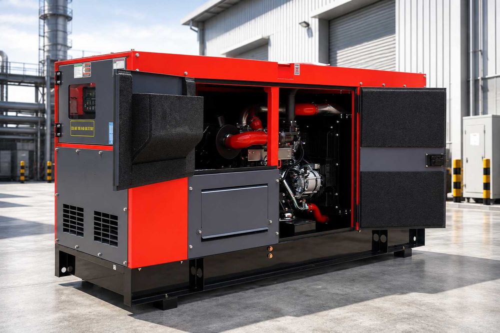 33 KVA / 26 KW   тихи ТРИФАЗНИ  Генератори с Дизелов двигател ISUZU