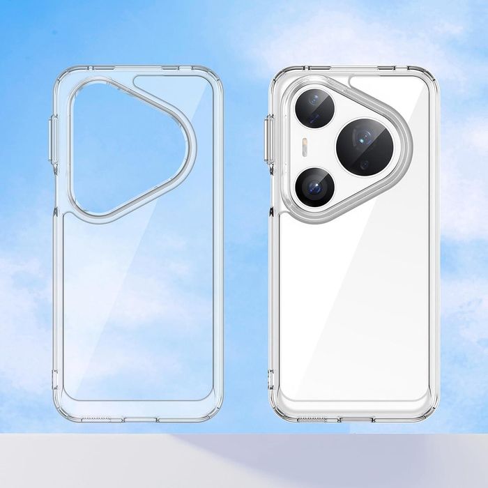 Прозрачен кейс space case за huawei pura 80 pro
