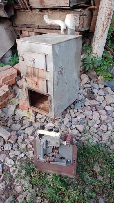 Газовый котел с горелкой