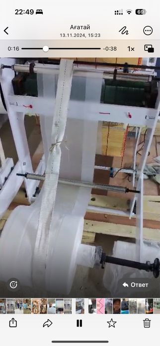 Пакет шығаратын станок сатылады жаңа