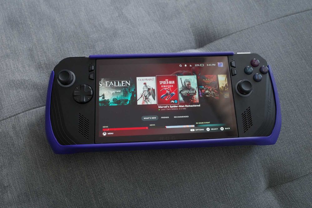 Asus Rog Ally X + Protector + Case