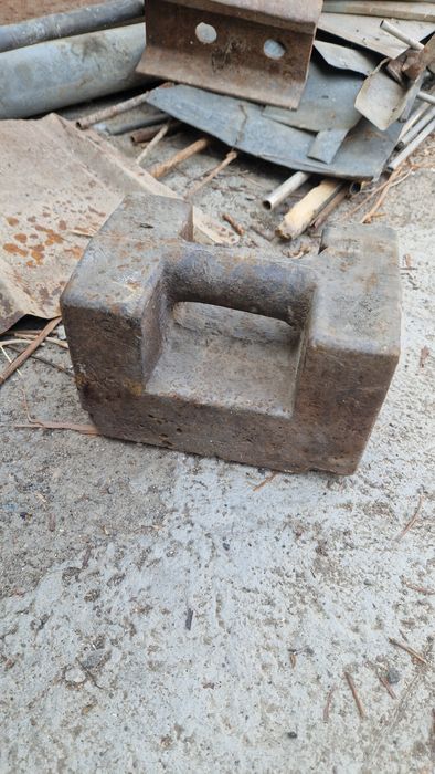 Советская чунуная гиря