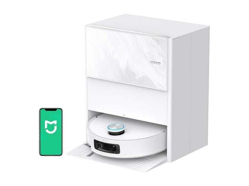 Робот Прахосмукачка Dreame Aqua10 Ultra Track Complete – 25 000 Pa, Бял