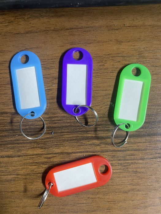 Бирка  100 шт мультиколор