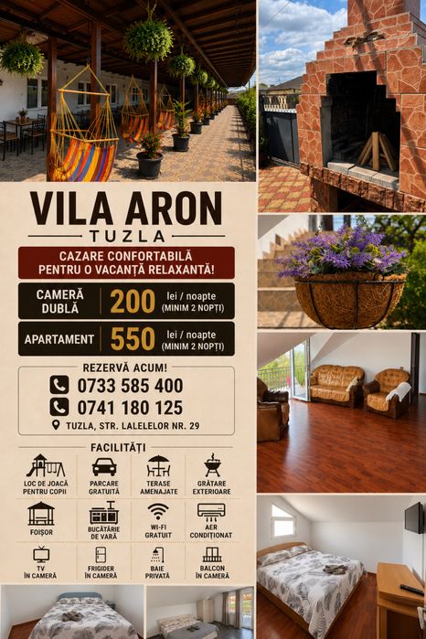 Vila Aron CazareTuzla - Nibiru