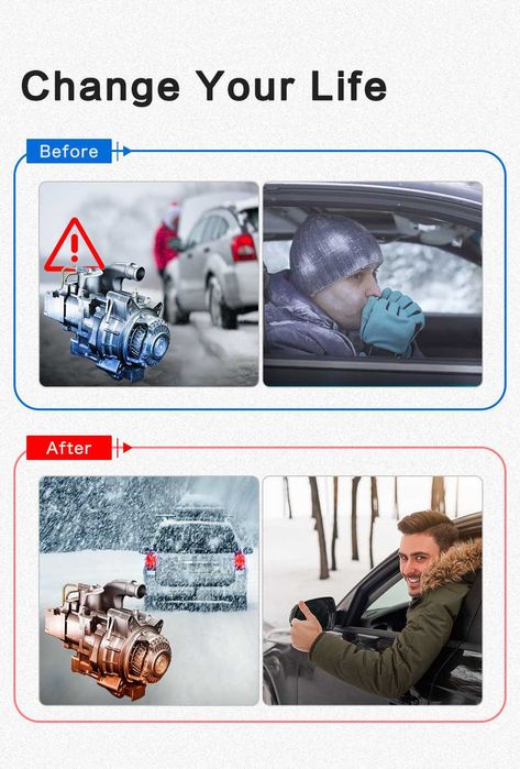 Печка за кола,бус,камион.Нагревател за двигател(антифриз).