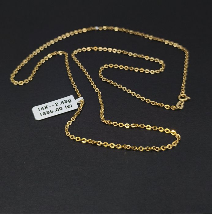 Bijuteria Royal lant din aur 14k  2.43 gr