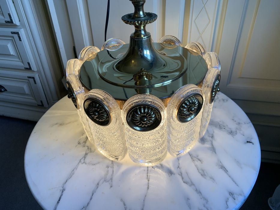 Mid century lustra candelabru