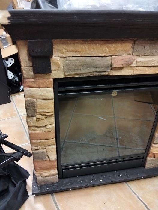 Șemineu electric independent flacără 3D