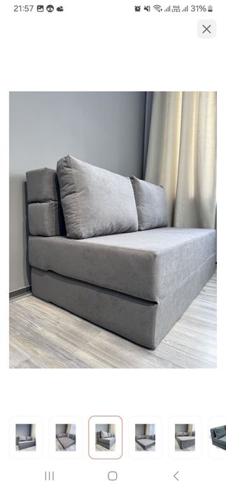 Продаю бескаркасный диван