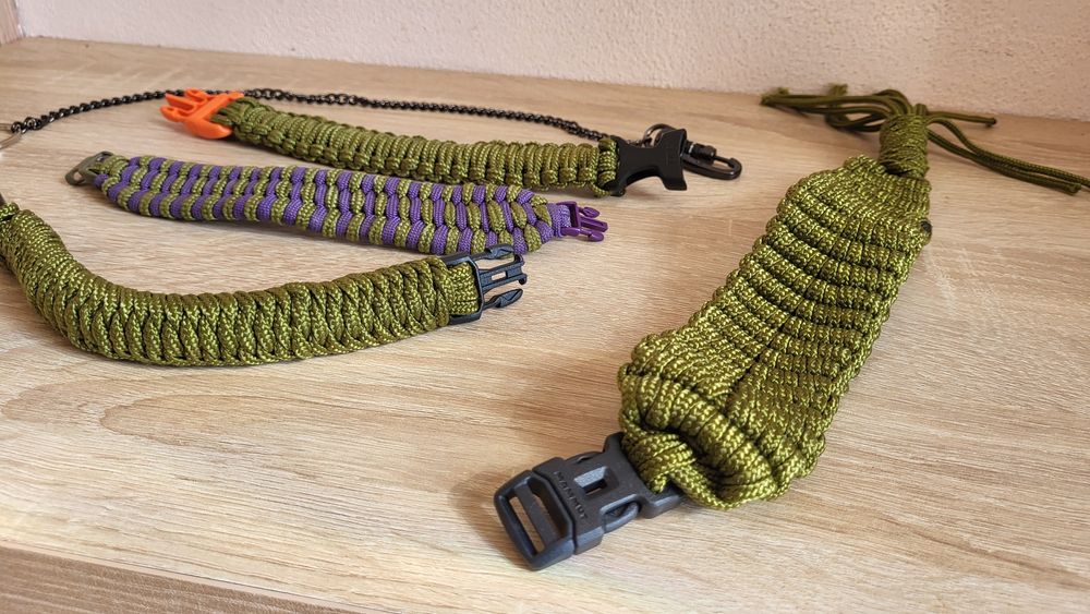 Vând brățari paracord, supraviețuire