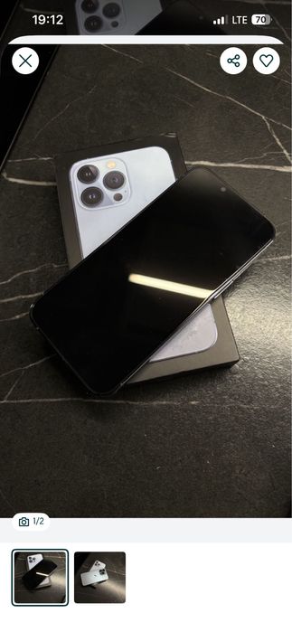 iPhone 13 Pro 128 GB, полный комплект, Face ID работает
