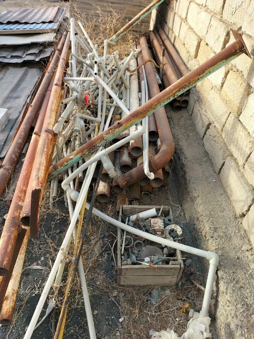 Пластик труба бу с вентиль