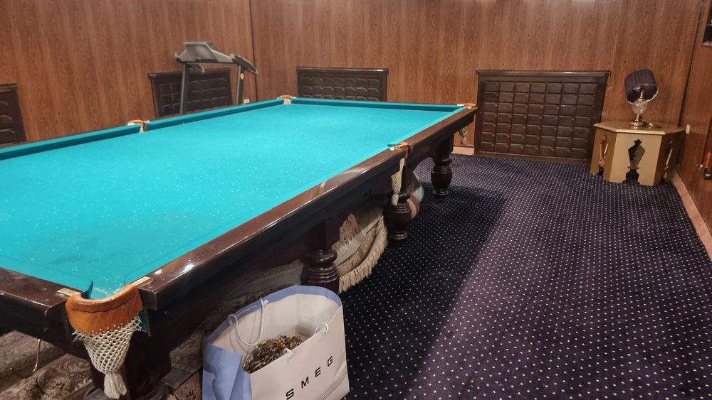 Бильярдный стол мрамир оригинал 12фут