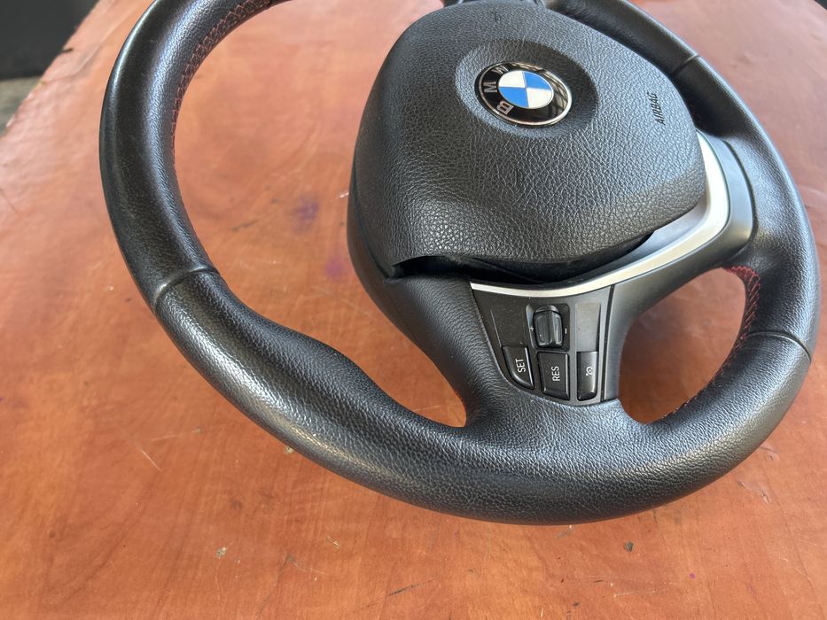 Volan piele cu airbag Bmw F30 model cu comenzi