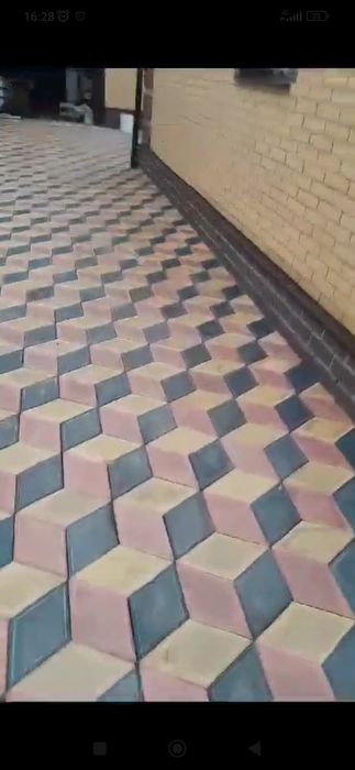 Укладка брусчатки