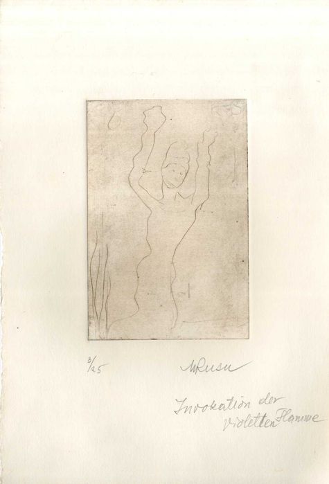 Mihai RUSU (1925-2013) Gravuri Grafica Grafician Roman Gravura anii 90