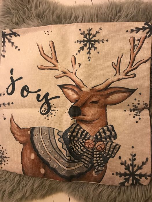 Два калъфа за възглавници 45х45 см зимни мотиви