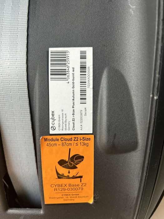 Scoica auto Cybex Platinum - Cloud Z i-Size