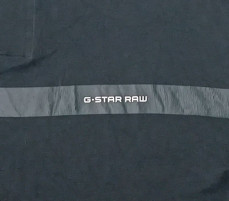 G-STAR RAW Box Logo Pocket оригинално горнище L памучна черна блуза