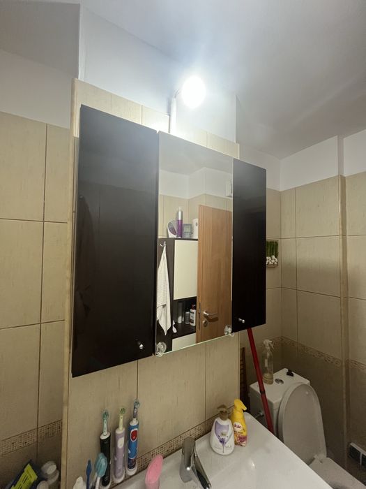 Mobilier baie bej/maro