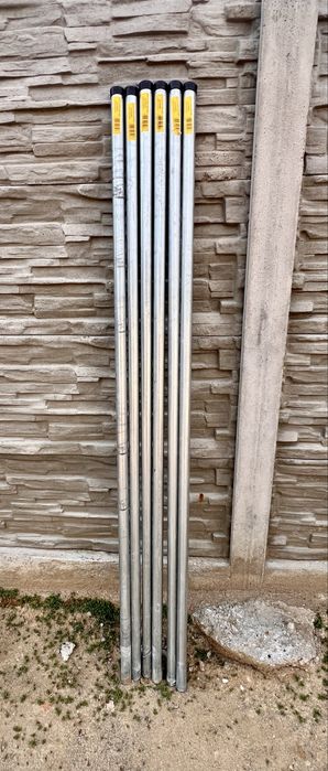Stalp de gard, zincat, rotund, 3,8x200cm