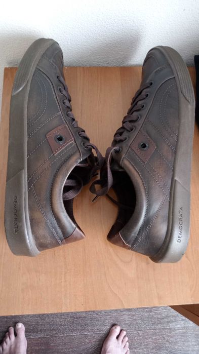 Кожаные обувь маде Бразилия.