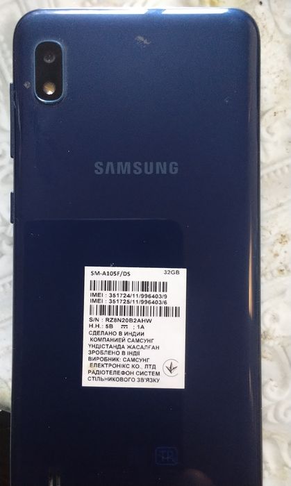 Продаёца  SЛMSUNG         GalaxyA10